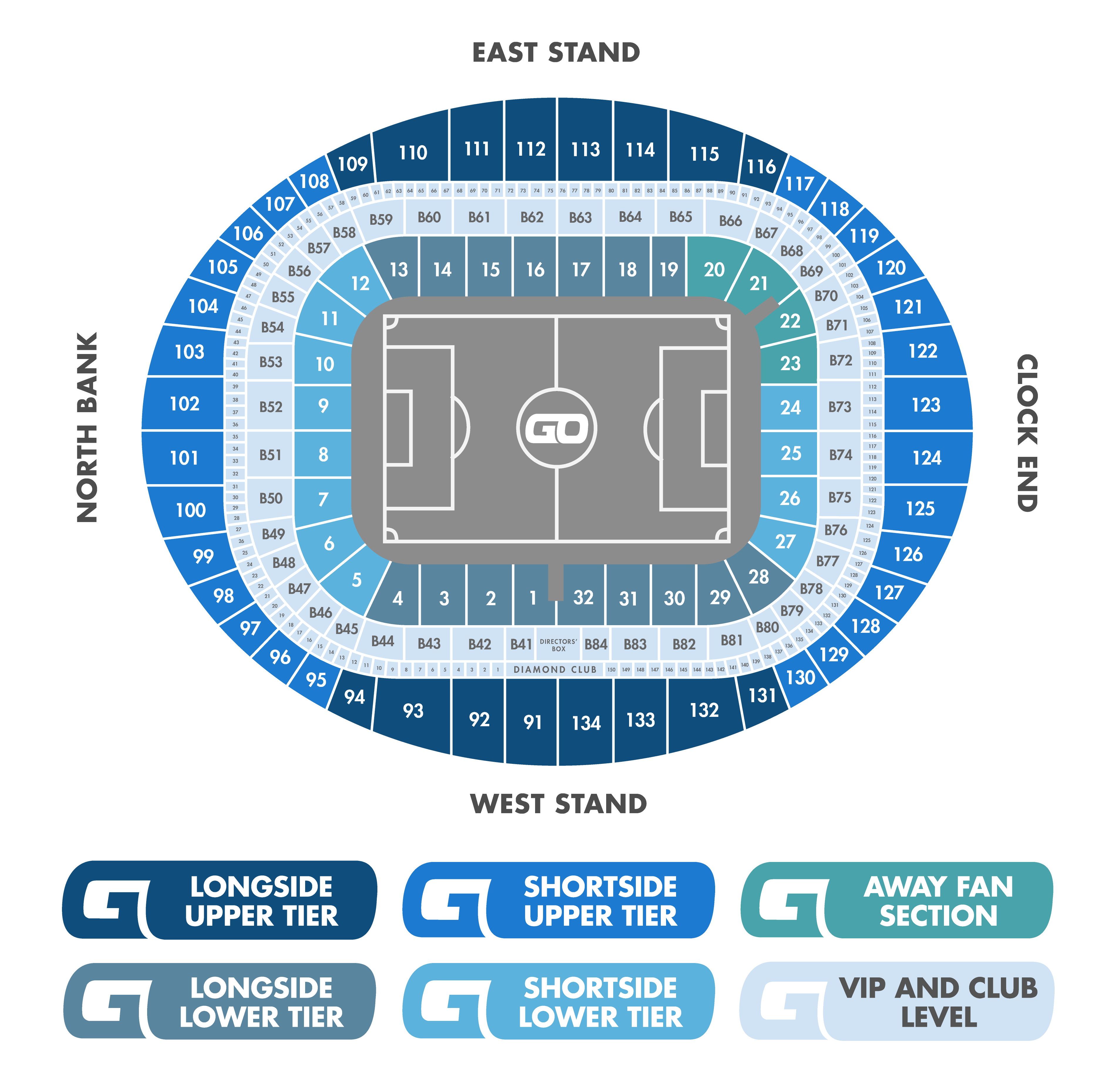 Manchester City Stadium Seating Plan