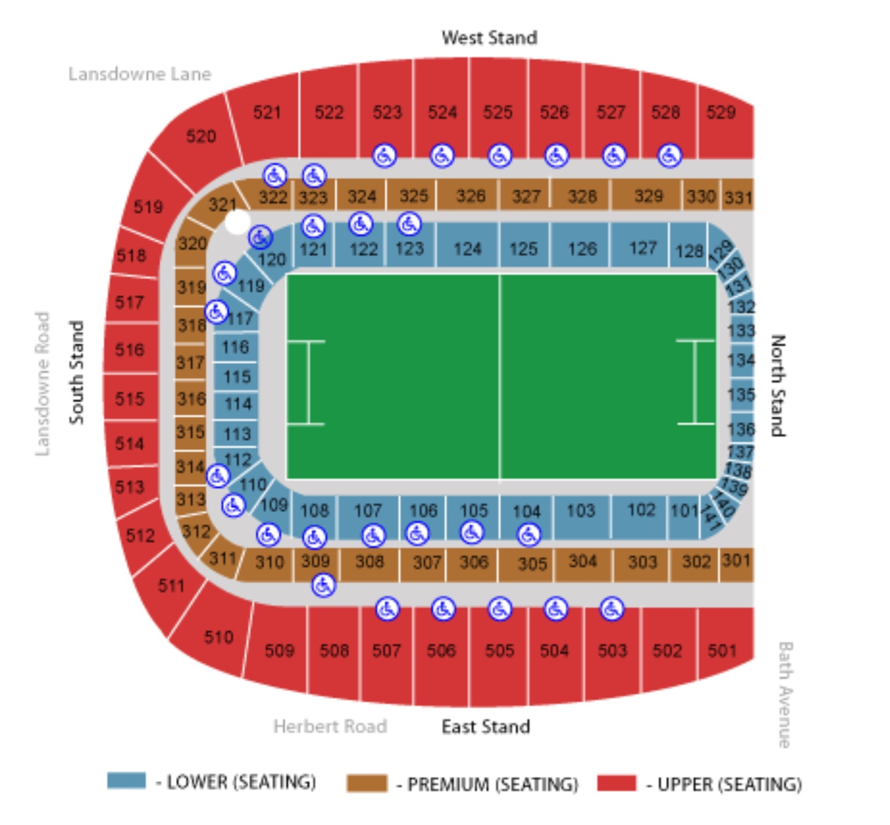 Aviva Stadium, Dublin, Ireland / Aviva Stadium, Dublin, Ireland Venue Seating Plan