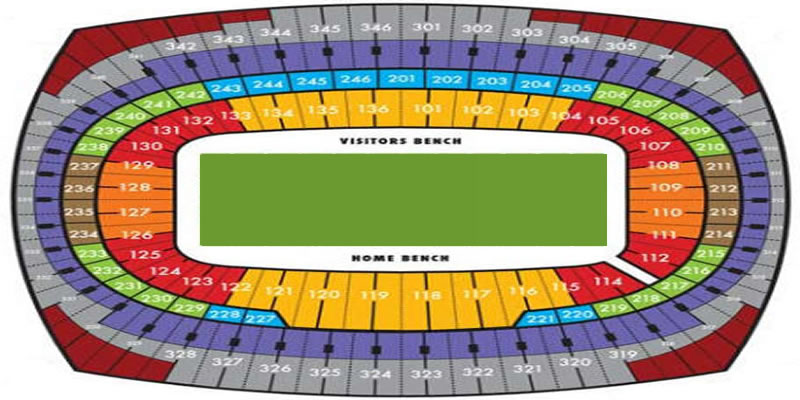 Kansas City Stadium, Kansas City, Missouri, United States Seating Plan