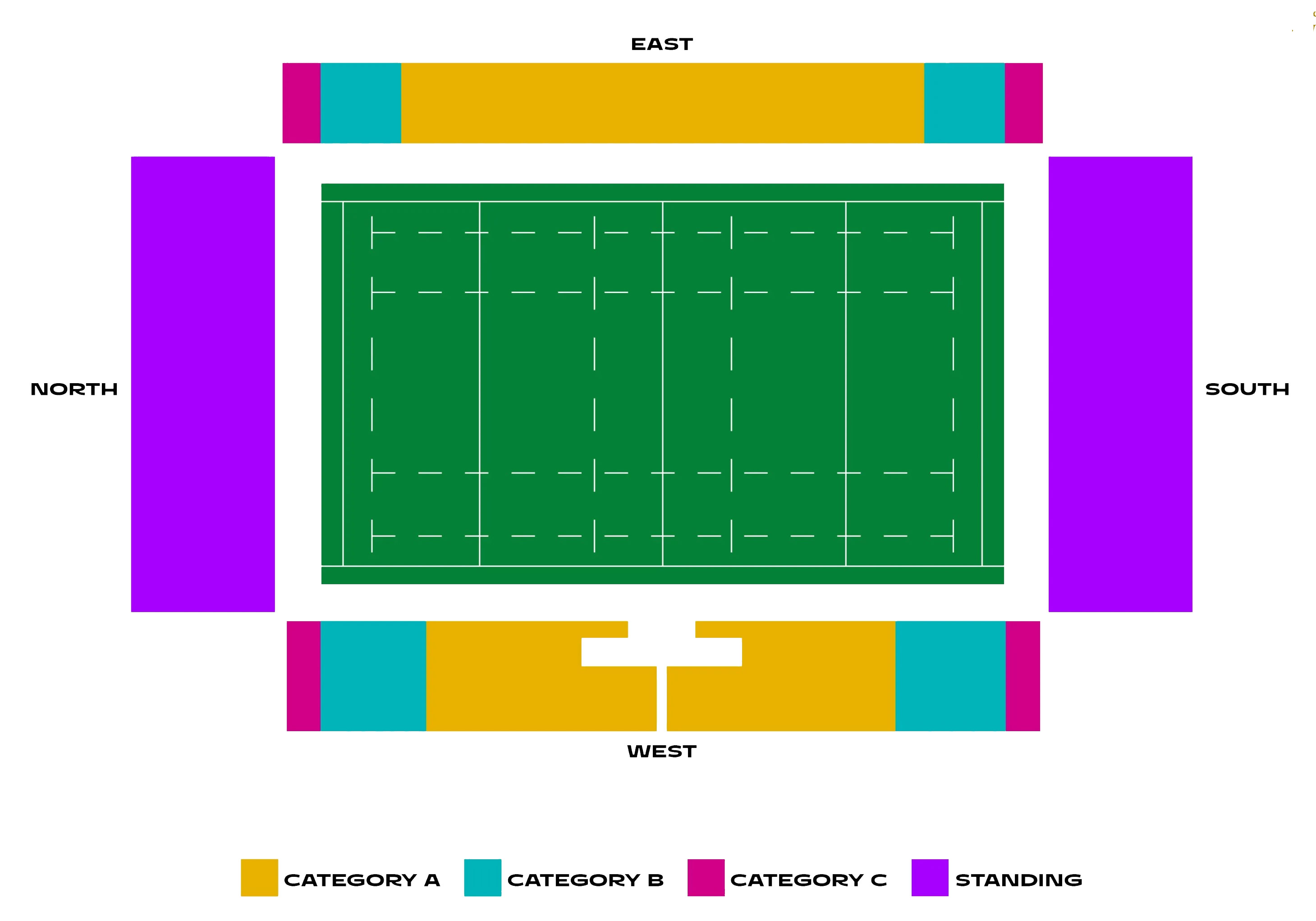 Salford Community Stadium, Salford, United Kingdom / Salford Community Stadium, Salford, United Kingdom Venue Seating Plan