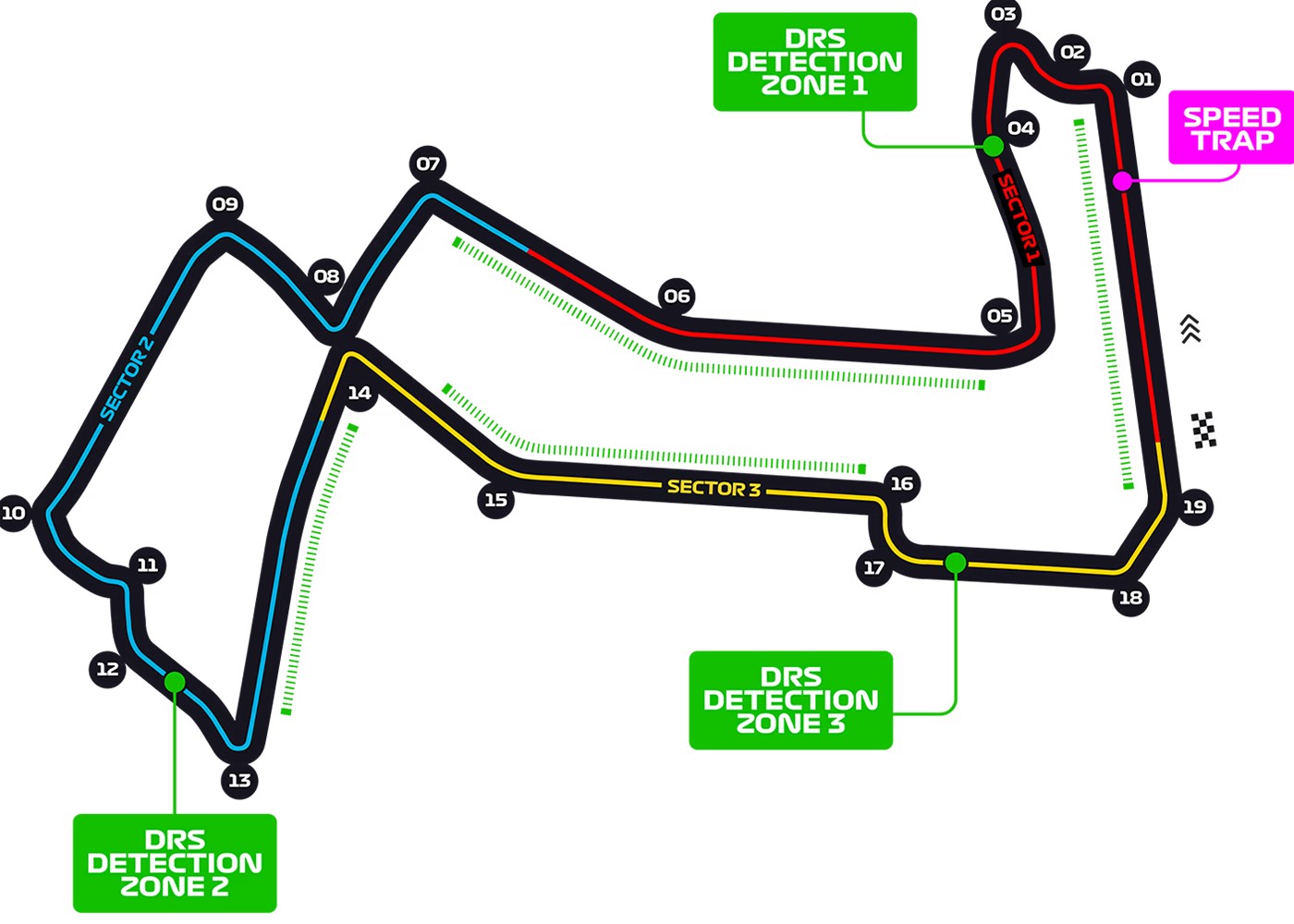 Marina Bay Street Circuit, Marina Bay, Singapore / Marina Bay Street Circuit, Marina Bay, Singapore Venue Seating Plan